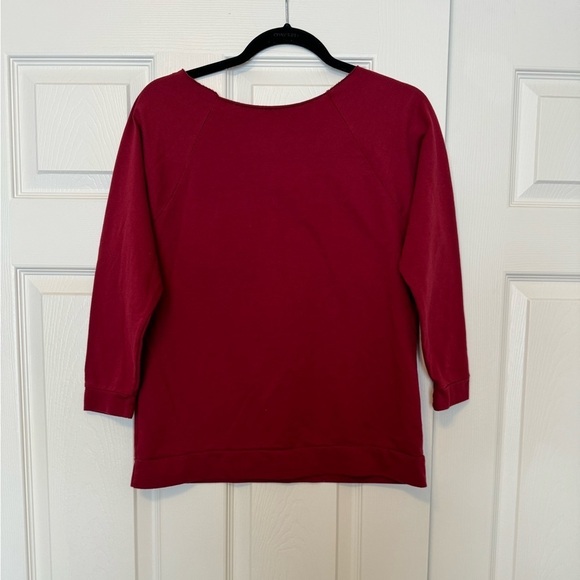 Off the Shoulder “Thankful” Sweatshirt - Picture 4 of 7